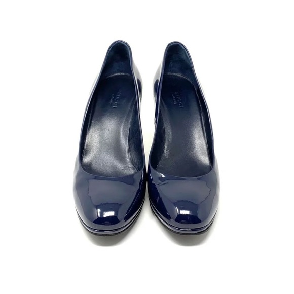 Gucci Patent Leather Round-Toe Pumps - Size 39 - Picture 2 of 12